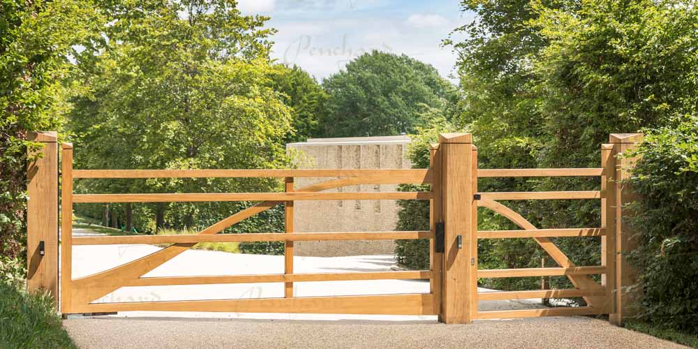 Hand Crafted wooden gates no 91